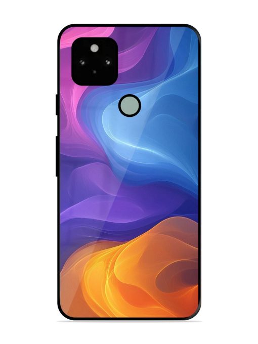 Cosmic Currents Glossy Soft Edge Case for Google Pixel 5 Chachhi