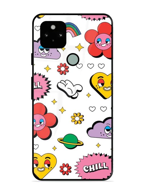 Whimsical Wonderland Glossy Soft Edge Case for Google Pixel 5 Chachhi