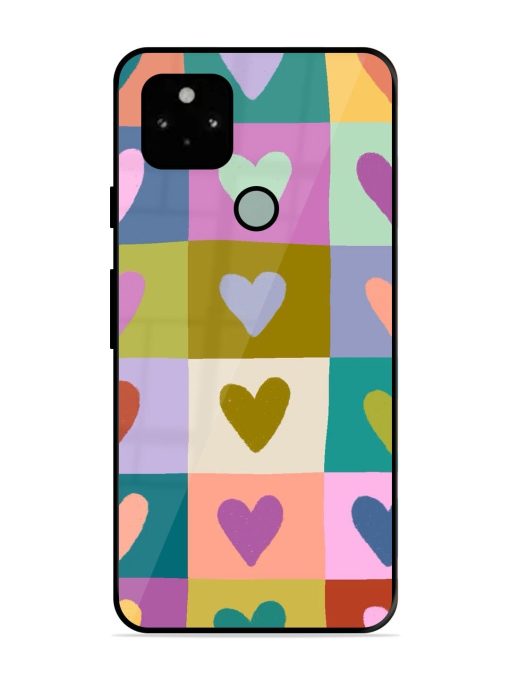 Box Of Hearts Glossy Soft Edge Case for Google Pixel 5 Chachhi