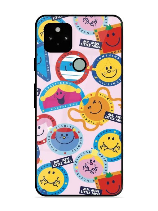 Whimsical Mr. Men & Little Miss Glossy Soft Edge Case for Google Pixel 5 Chachhi