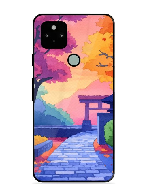 Autumnal Serenity Glossy Soft Edge Case for Google Pixel 5 Chachhi