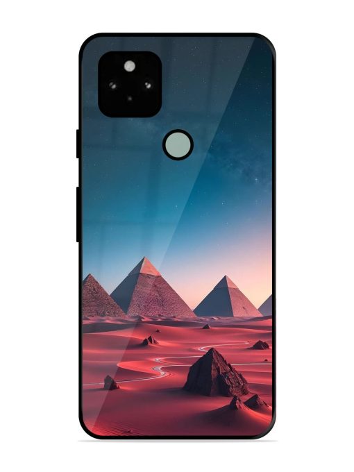 Ancient Wonders Sky Glossy Soft Edge Case for Google Pixel 5 Chachhi