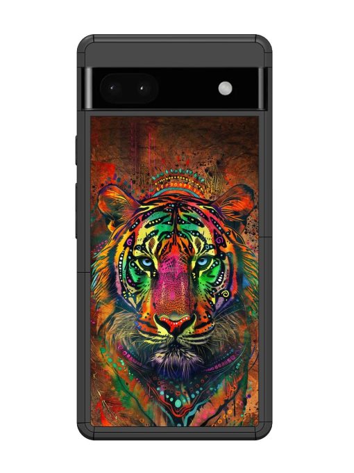 Cosmic Tiger Glossy Soft Edge Case for Google Pixel 6A Chachhi