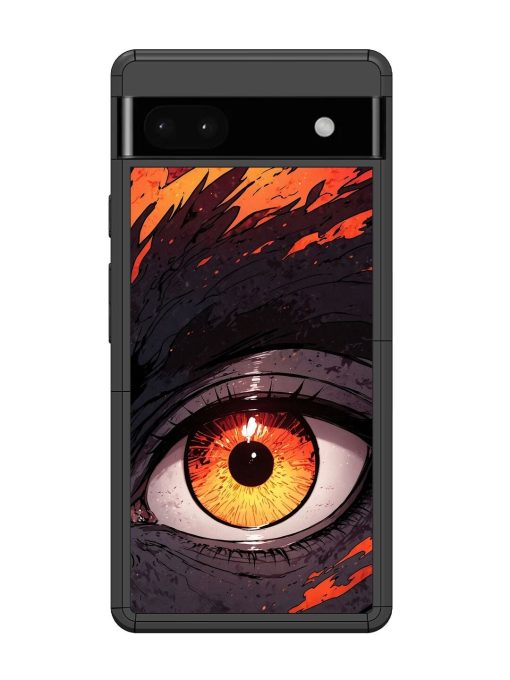 Inferno Gaze Glossy Soft Edge Case for Google Pixel 6A Chachhi