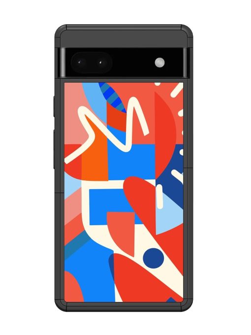 Abstract Harmony Glossy Soft Edge Case for Google Pixel 6A Chachhi