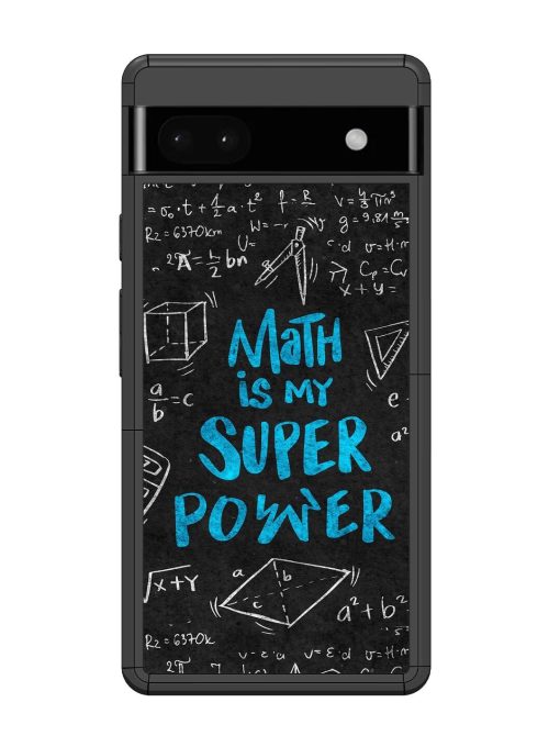 Math Magic Glossy Soft Edge Case for Google Pixel 6A Chachhi