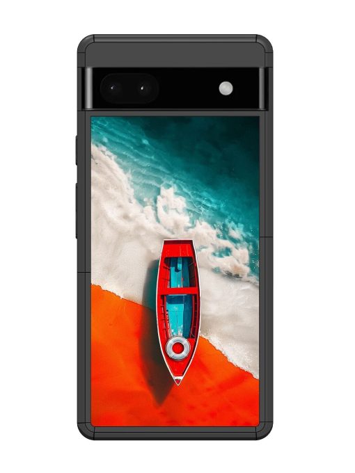 Crimson Tide Glossy Soft Edge Case for Google Pixel 6A Chachhi