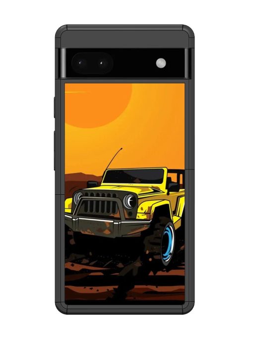 Sunset Cruise Glossy Soft Edge Case for Google Pixel 6A Chachhi