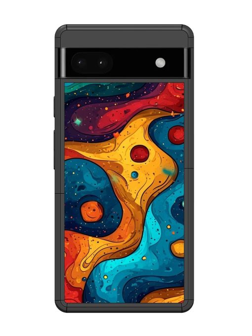 Cosmic Swirl Glossy Soft Edge Case for Google Pixel 6A Chachhi