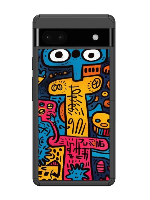 Doodletopia Glossy Soft Edge Case for Google Pixel 6A Chachhi