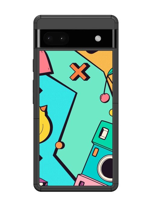 Retro Remix Glossy Soft Edge Case for Google Pixel 6A Chachhi