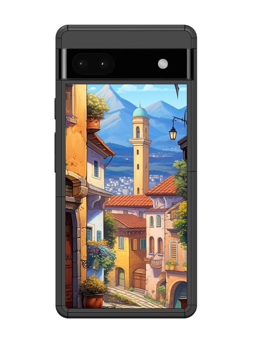 Tuscan Twilight Glossy Soft Edge Case for Google Pixel 6A Chachhi