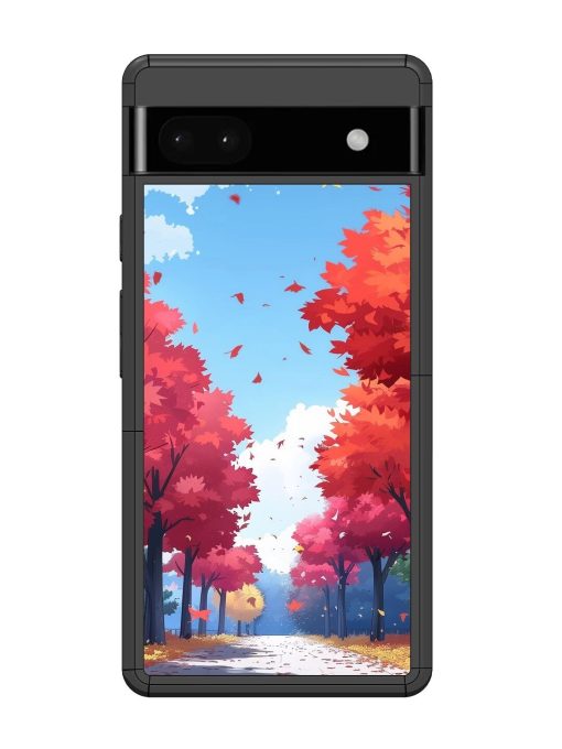 Autumn'S Embrace Glossy Soft Edge Case for Google Pixel 6A Chachhi