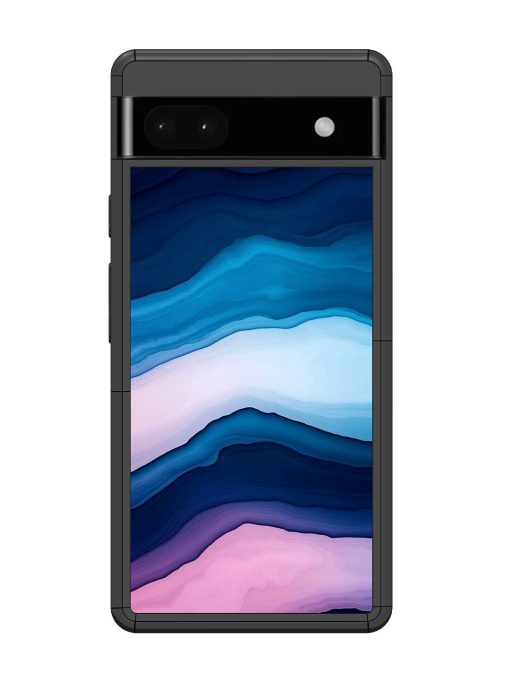 Oceanic Layers Glossy Soft Edge Case for Google Pixel 6A