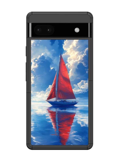 Crimson Sails Glossy Soft Edge Case for Google Pixel 6A Chachhi