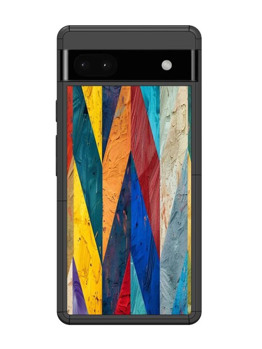 Abstract Tapestry Glossy Soft Edge Case for Google Pixel 6A Chachhi