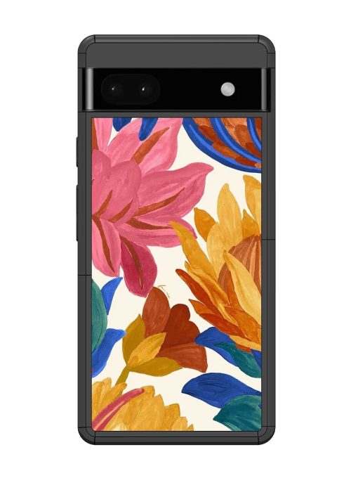 Blooming Tapestry Glossy Soft Edge Case for Google Pixel 6A Chachhi