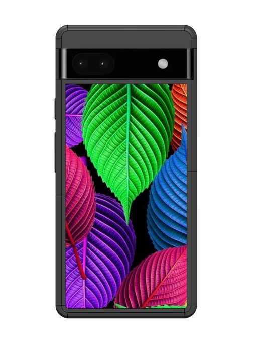 Rainbow Leaf Symphony Glossy Soft Edge Case for Google Pixel 6A Chachhi