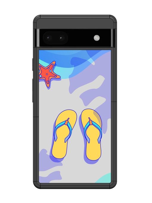 Sandy Toes And Salty Seas Glossy Soft Edge Case for Google Pixel 6A Chachhi