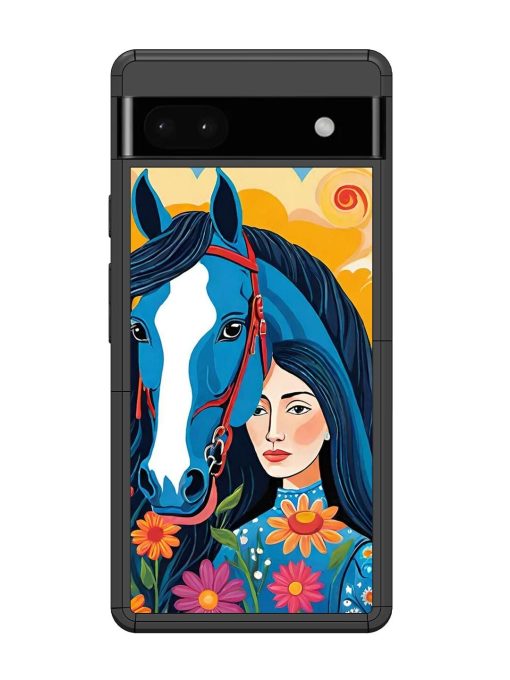 Equine Enchantment Glossy Soft Edge Case for Google Pixel 6A Chachhi