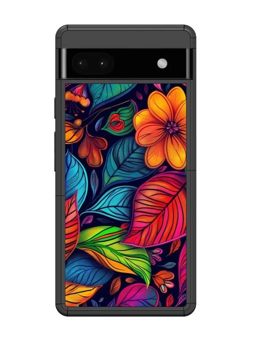 Rainbow Of Blooms Glossy Soft Edge Case for Google Pixel 6A Chachhi