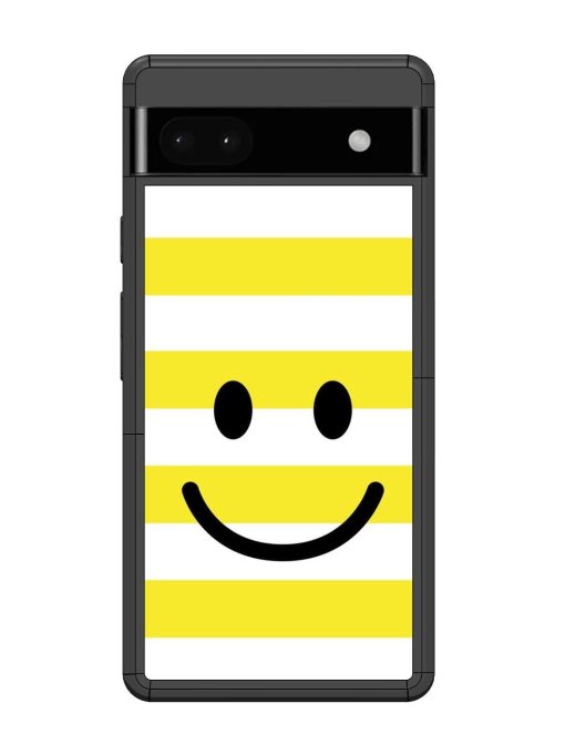 Smiling Stripes Glossy Soft Edge Case for Google Pixel 6A Chachhi