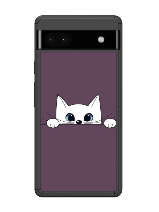 Peek-A-Boo Kitty Glossy Soft Edge Case for Google Pixel 6A Chachhi