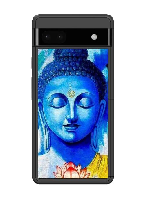 Serene Buddha With Lotus Glossy Soft Edge Case for Google Pixel 6A Chachhi