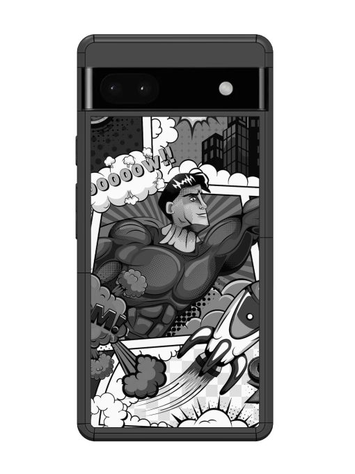 Comic Book Chaos Glossy Soft Edge Case for Google Pixel 6A Chachhi