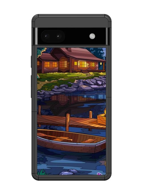 Moonlit Serenity Glossy Soft Edge Case for Google Pixel 6A Chachhi