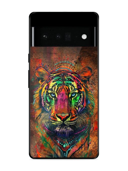 Cosmic Tiger Glossy Soft Edge Case for Google Pixel 6 Pro Chachhi