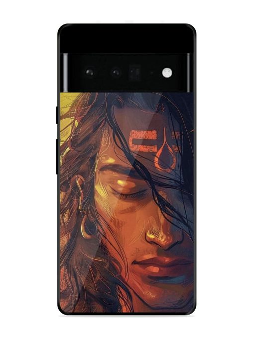 Tranquil Shiva Glossy Soft Edge Case for Google Pixel 6 Pro Chachhi