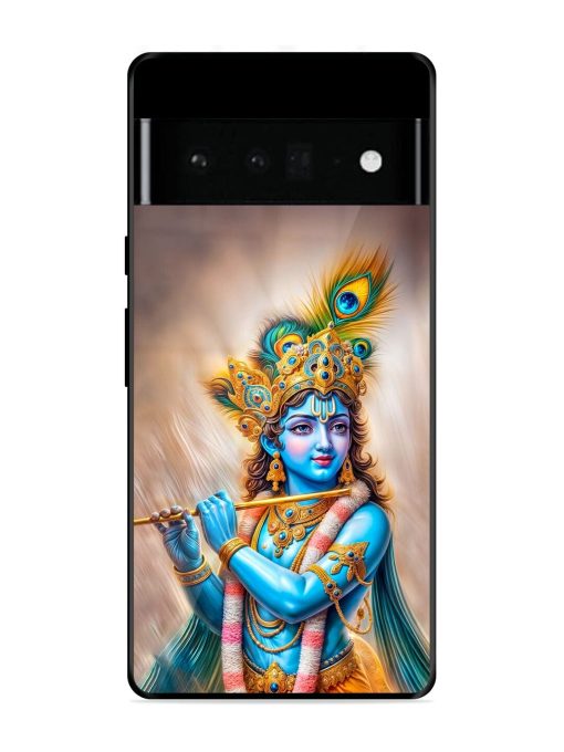 Divine Krishna Glossy Soft Edge Case for Google Pixel 6 Pro Chachhi