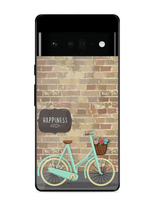 Pedaling Towards Happiness Glossy Soft Edge Case for Google Pixel 6 Pro Chachhi