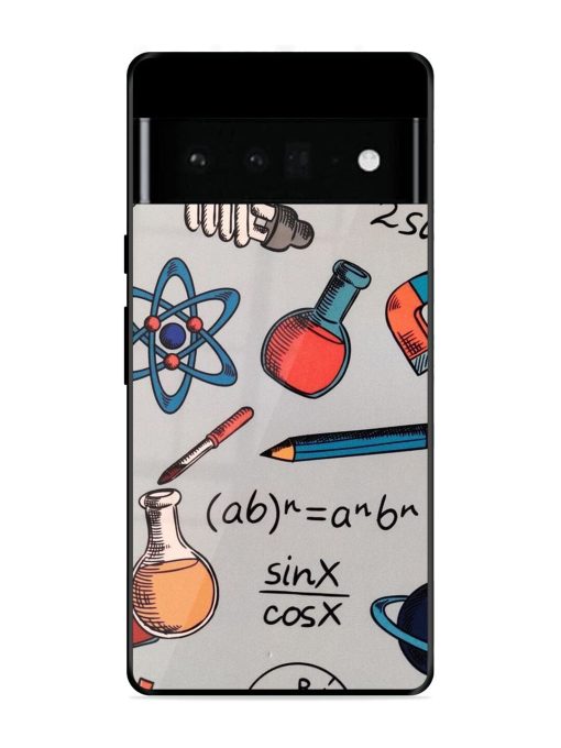 Science Doodle Glossy Soft Edge Case for Google Pixel 6 Pro Chachhi