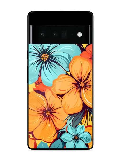 Tropical Bloom Glossy Soft Edge Case for Google Pixel 6 Pro Chachhi