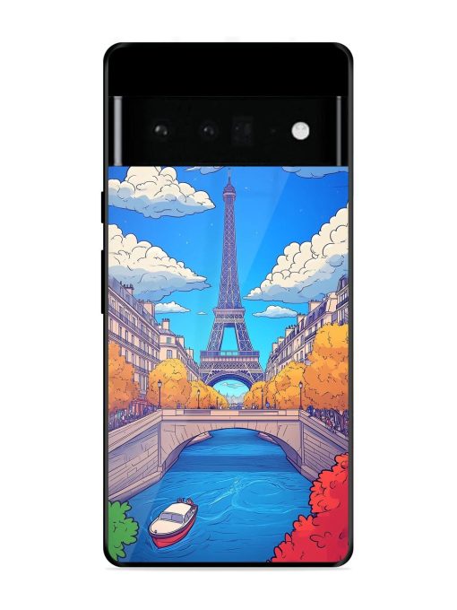 Parisian Panorama Glossy Soft Edge Case for Google Pixel 6 Pro Chachhi