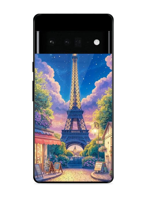 Twilight In Paris Glossy Soft Edge Case for Google Pixel 6 Pro Chachhi