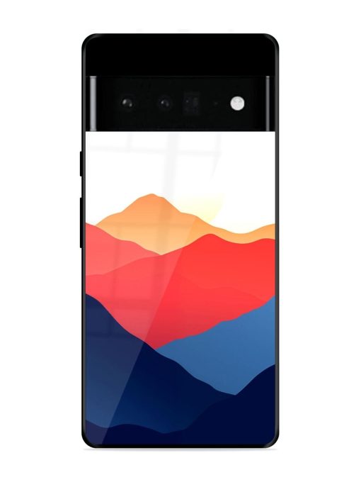 Sunset Peaks Glossy Soft Edge Case for Google Pixel 6 Pro Chachhi