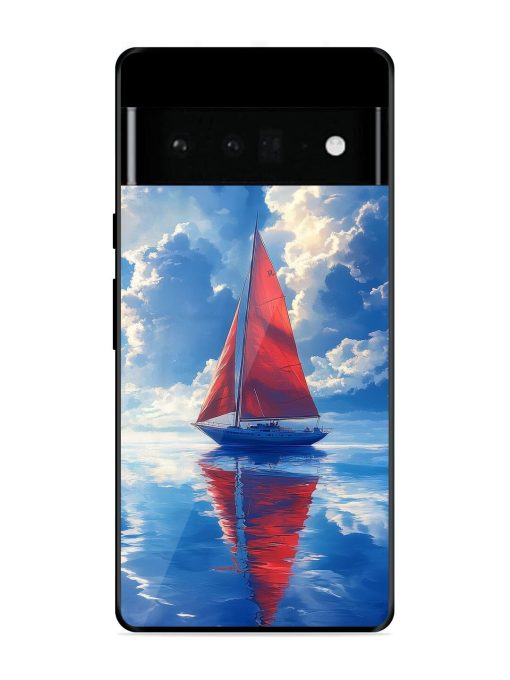 Crimson Sails Glossy Soft Edge Case for Google Pixel 6 Pro Chachhi