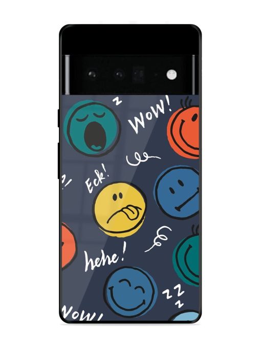 Emoticon Parade Glossy Soft Edge Case for Google Pixel 6 Pro Chachhi