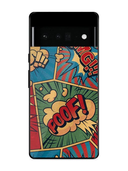 Comic Book Chaos Glossy Soft Edge Case for Google Pixel 6 Pro Chachhi