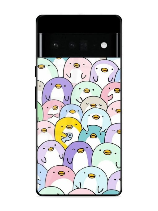 Penguin Party Glossy Soft Edge Case for Google Pixel 6 Pro Chachhi