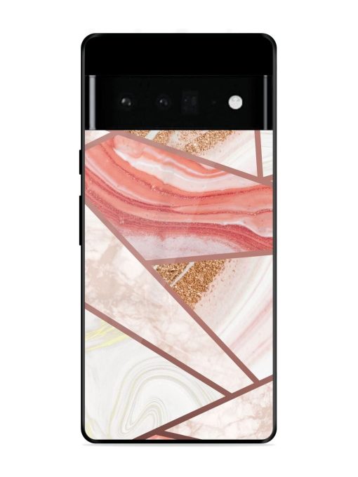 Rosy Mosaic Glossy Soft Edge Case for Google Pixel 6 Pro Chachhi