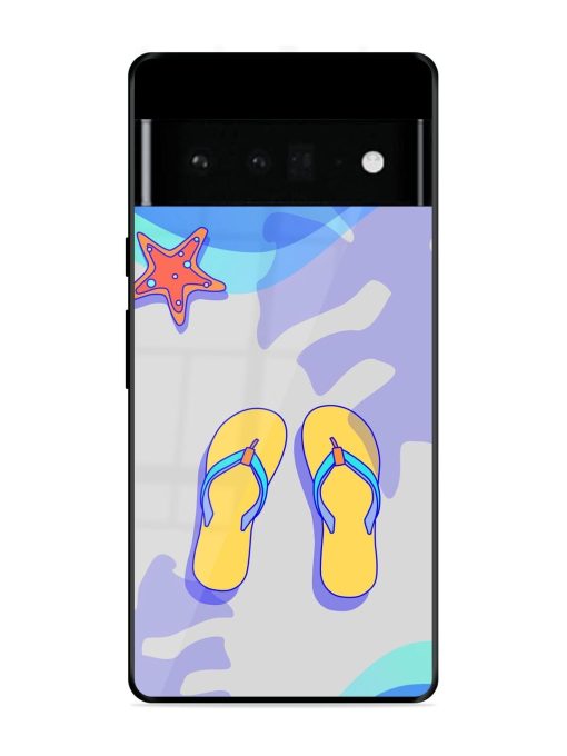 Sandy Toes And Salty Seas Glossy Soft Edge Case for Google Pixel 6 Pro Chachhi