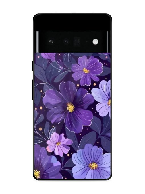 Purple Paradise Glossy Soft Edge Case for Google Pixel 6 Pro Chachhi