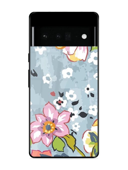 Floral Fantasy Glossy Soft Edge Case for Google Pixel 6 Pro Chachhi