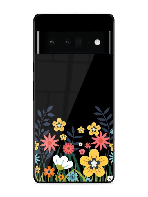 Floral Night Sky Glossy Soft Edge Case for Google Pixel 6 Pro Chachhi