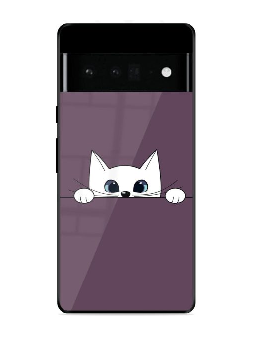 Peek-A-Boo Kitty Glossy Soft Edge Case for Google Pixel 6 Pro Chachhi