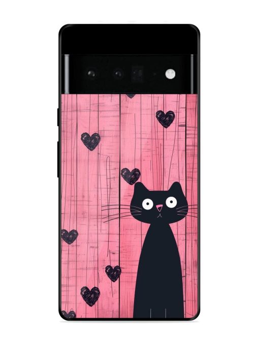 Feline Valentine'S Day Glossy Soft Edge Case for Google Pixel 6 Pro Chachhi